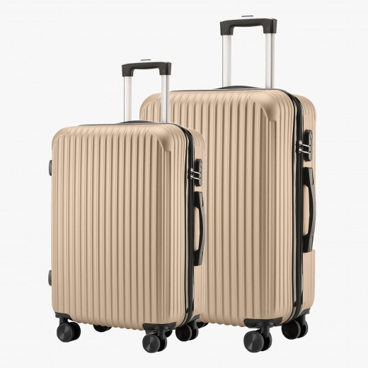 Set de Valize Ostin S-M Champagne Gold