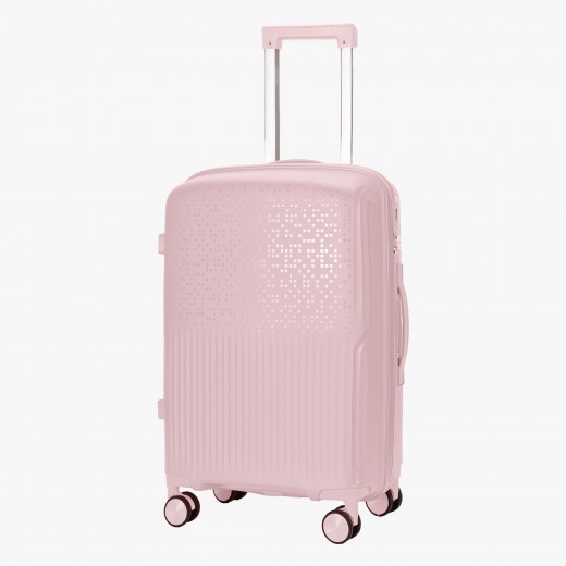 Valiză Pixel M Candy Pink Resigilat