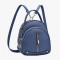 Rucsac Sandy Jeans 2 în 1 din piele ecologică cu ieșire pentru căști