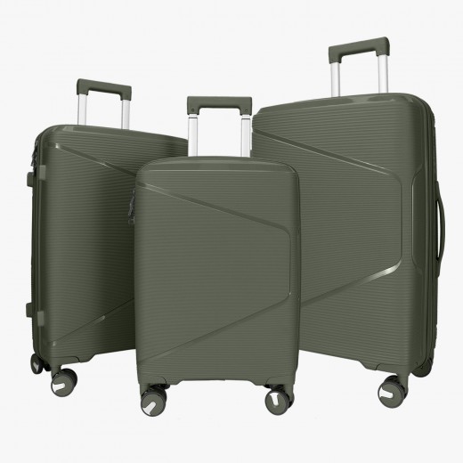 Set de Valize Fly S-M-XL Olive Green Expandable