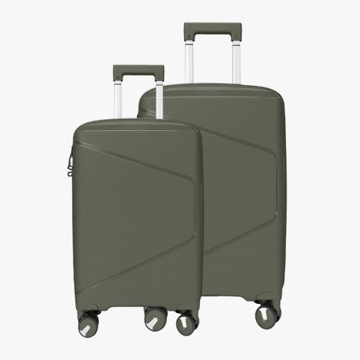 Set de Valize Fly S-M Olive Green Expandable