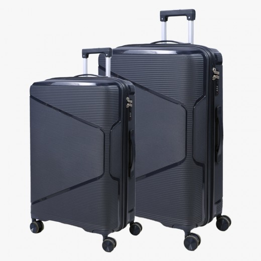 Set de Valize Fly S-M Night Blue Expandable