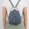 Rucsac Sandy Jeans 2 în 1 din piele ecologică cu ieșire pentru căști