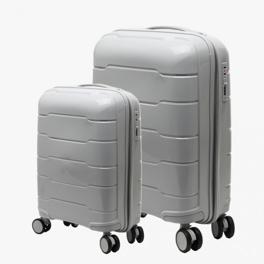 Set de Valize Oliver S-XL Silver